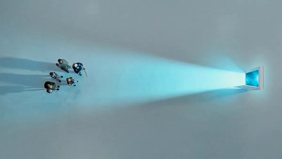 Frame from the WeFree spot for San Patrignano