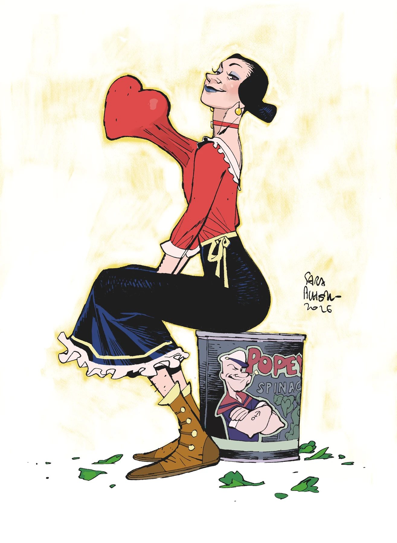 L'illustrazione di Sara Pichelli per il progetto.