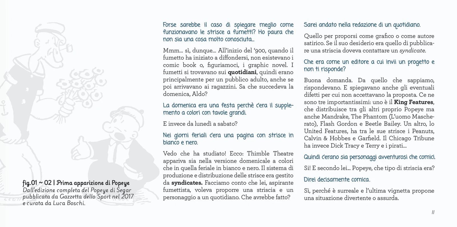 Una doppia pagina di In a Tin Museum.