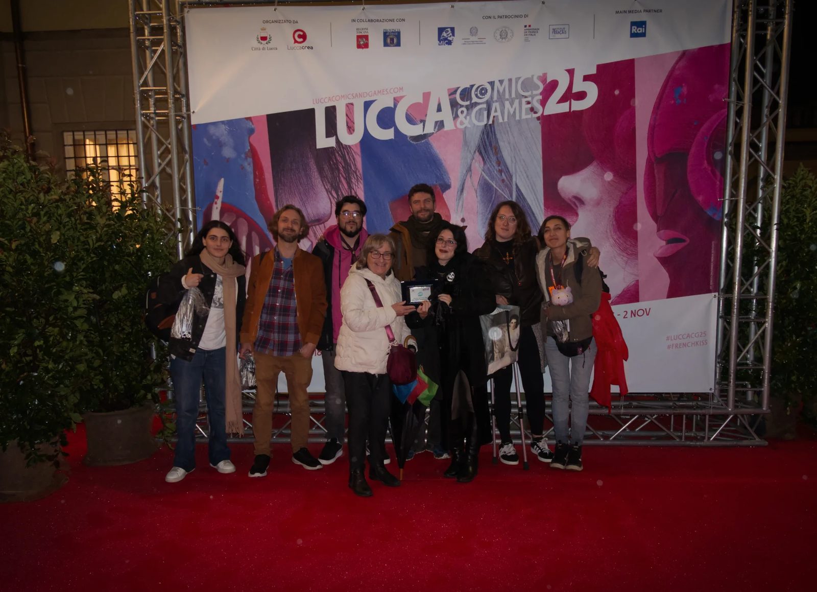 La squadra a Lucca 2025