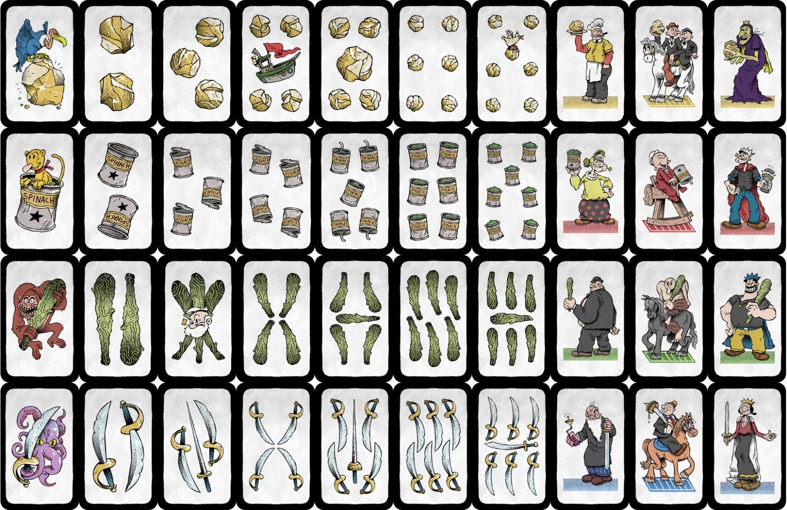Sweethaven Briscola Cards, il mazzo da briscola.