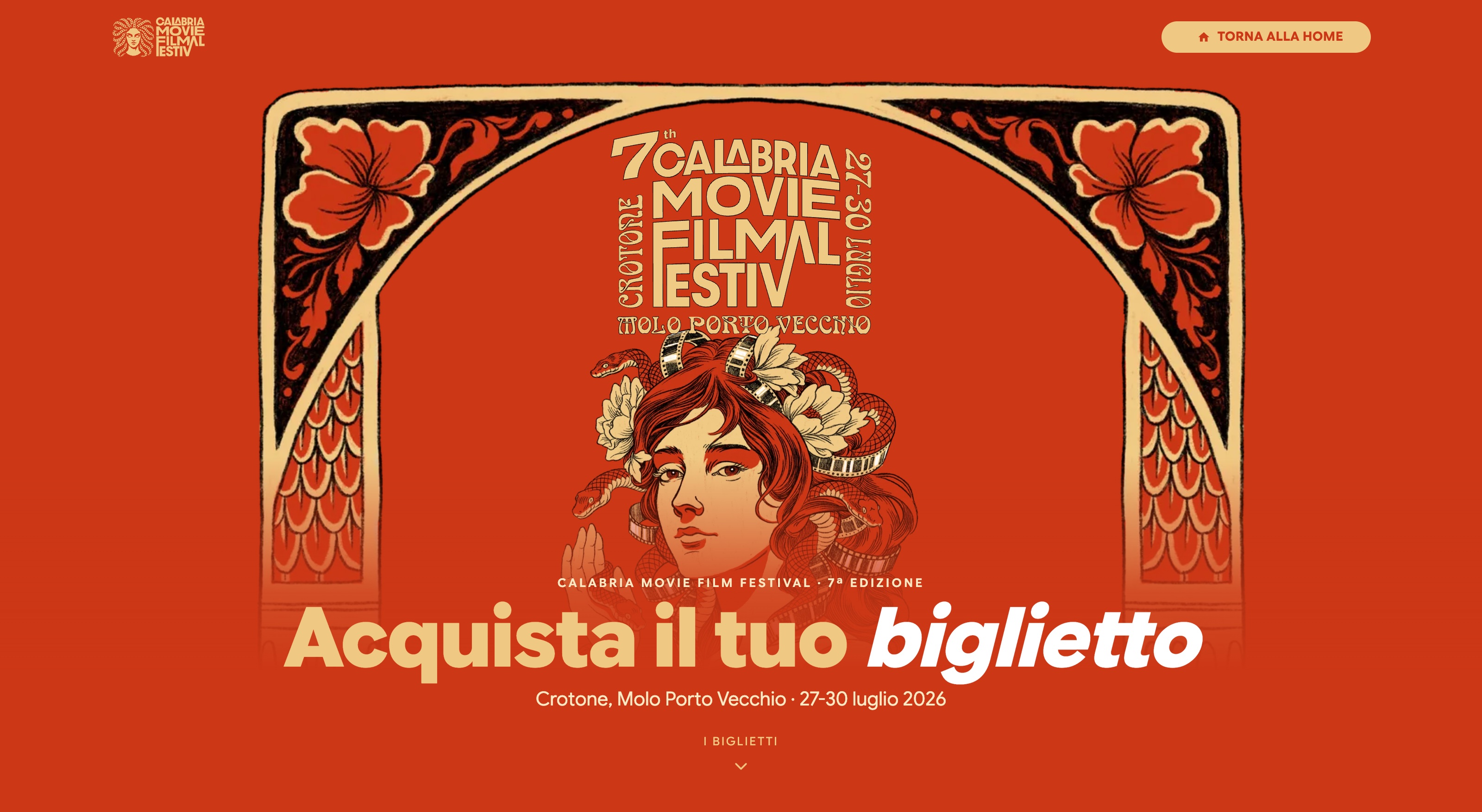 biglietti.calabriamovie.it: la biglietteria dell'edizione, acquista il tuo biglietto