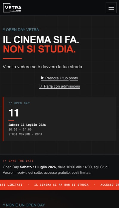 Open Day Vetra Academy